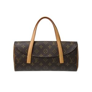 LOUIS VUITTON Monogram Sonatine handbag logo brown